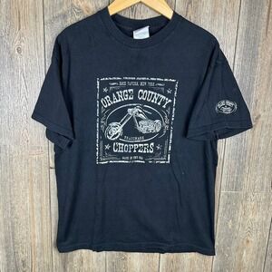 Orange County Choppers Motorcycle Graphic T-Shirt Large Jack Daniels Style